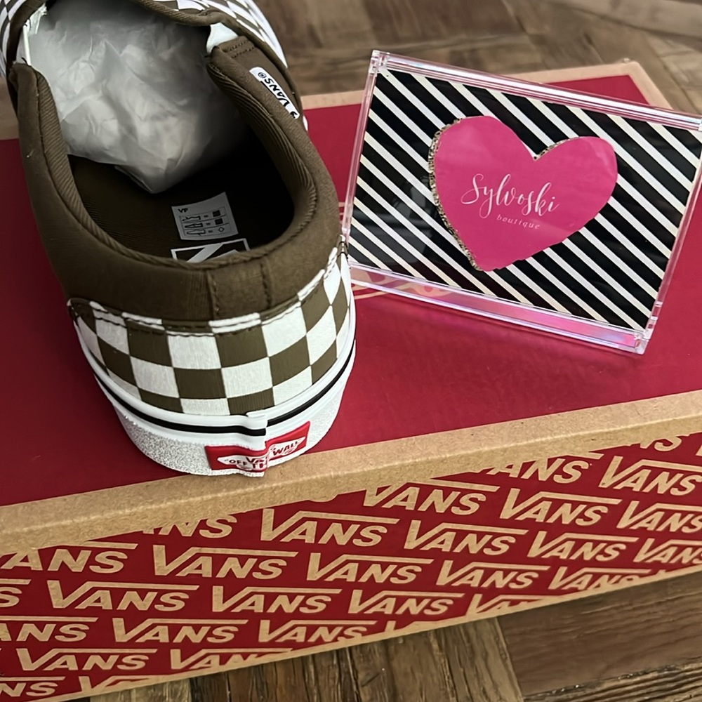 🔥 VANS Classic slip-on Checkerboard sneakers NWT - Picture 7 of 8